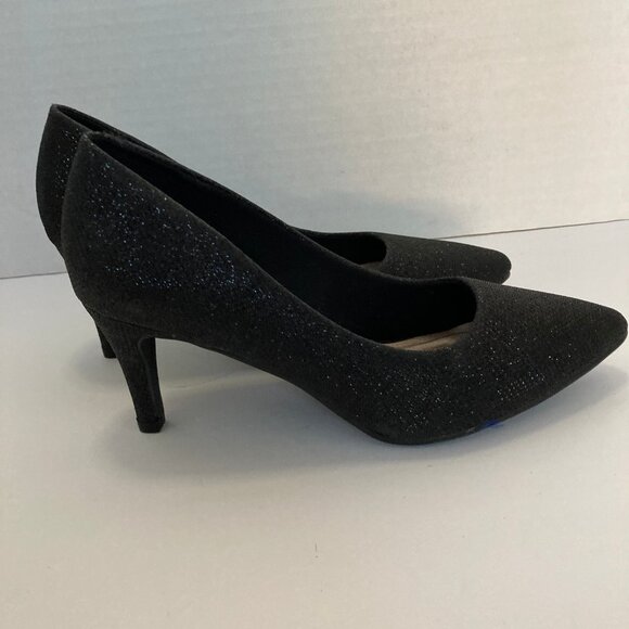 Nora Black Glitter by Taxi Shoes - Picture 4 of 8